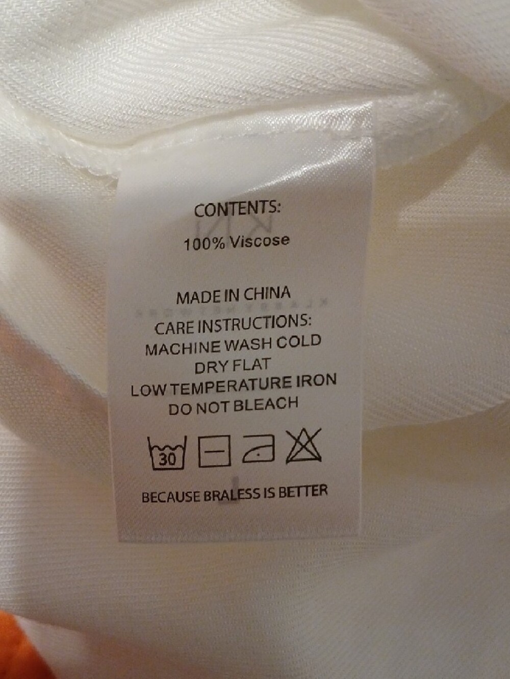 Klassy Network White Crisscross Back Camisole - Picture 6 of 6